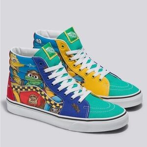 Men Vans Sesame Street High-Top Sneakers